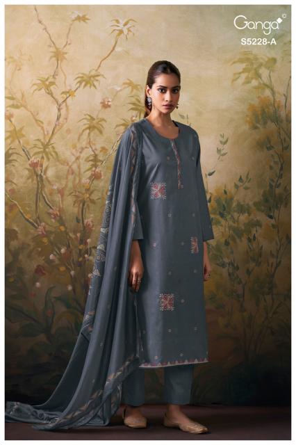Ganga maheya 5228 dress material wholesale with price in mumbai